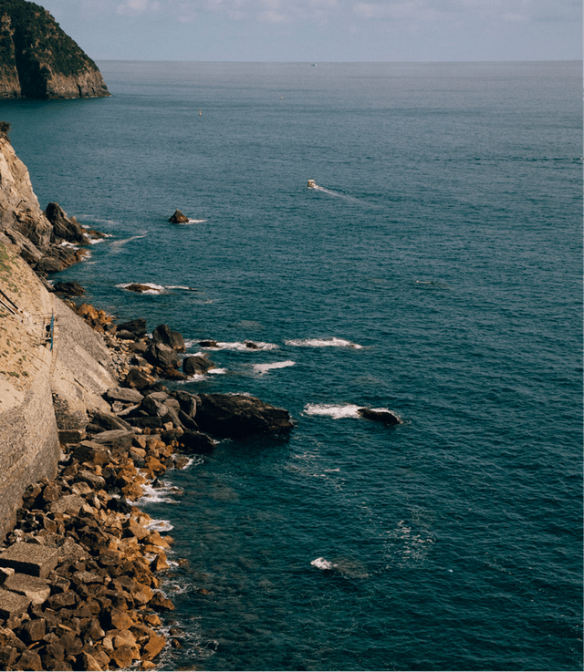 Scenic coastal view